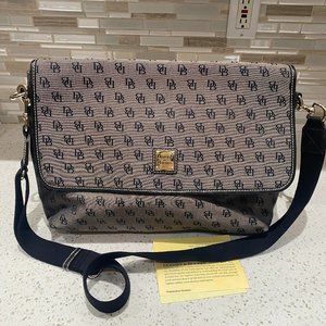 Dooney & Bourke Canvas Logo Messenger Bag